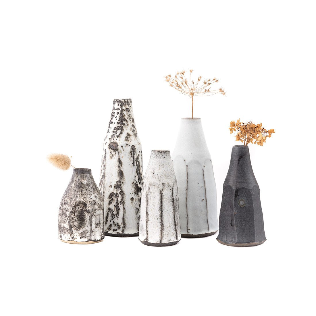 Faceted Ceramic Vessels