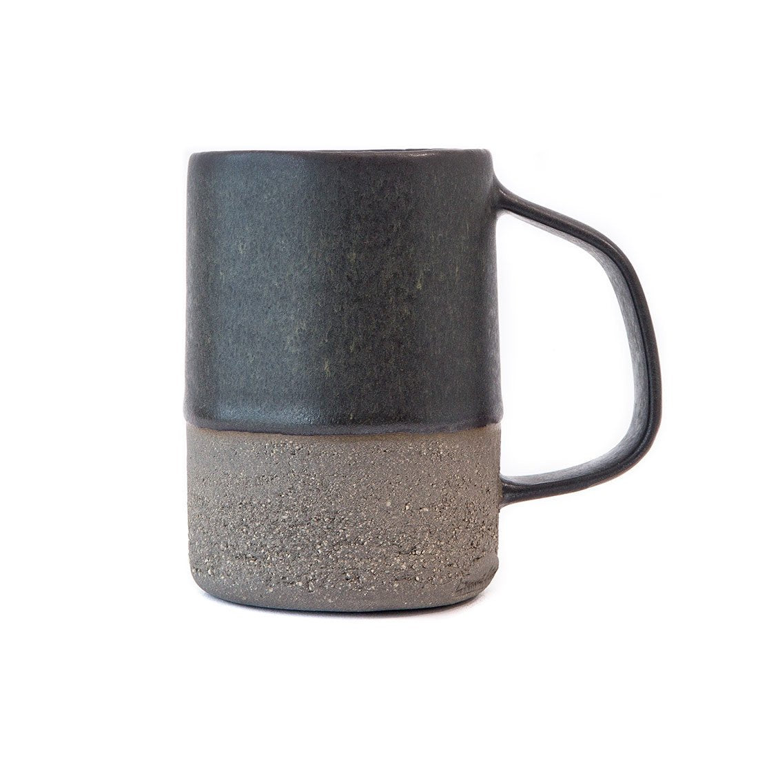 Black Ceramic Mug Large