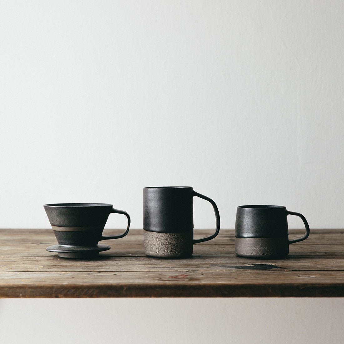 Black Ceramic Mug Large