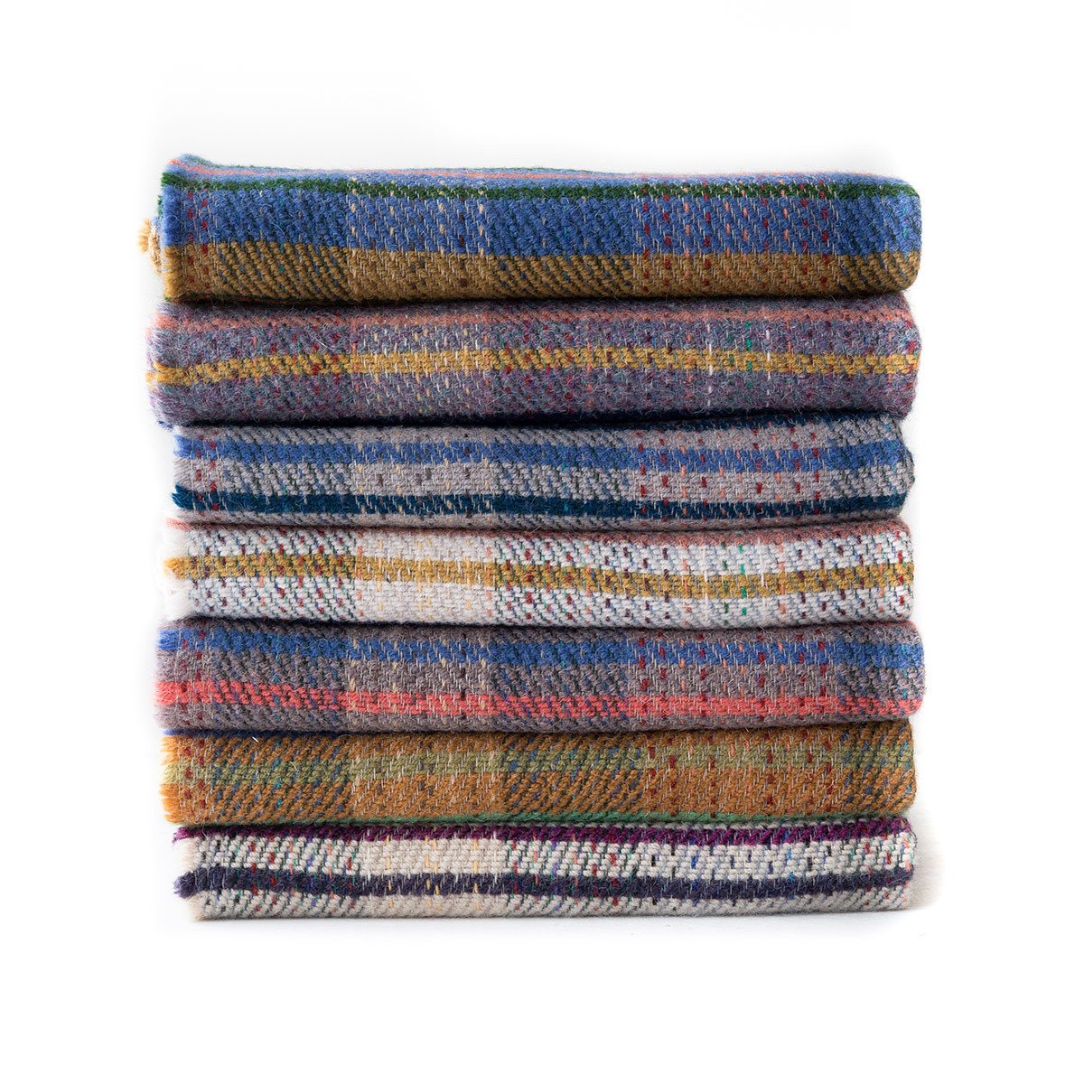 British Made 100% Recycled Wool Throw - The Future Kept - 1