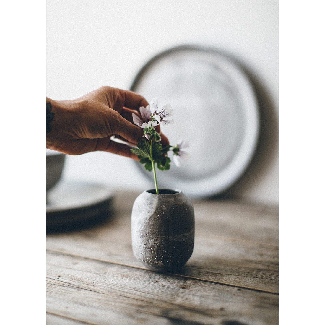 Cloud Ceramic Bud Vase