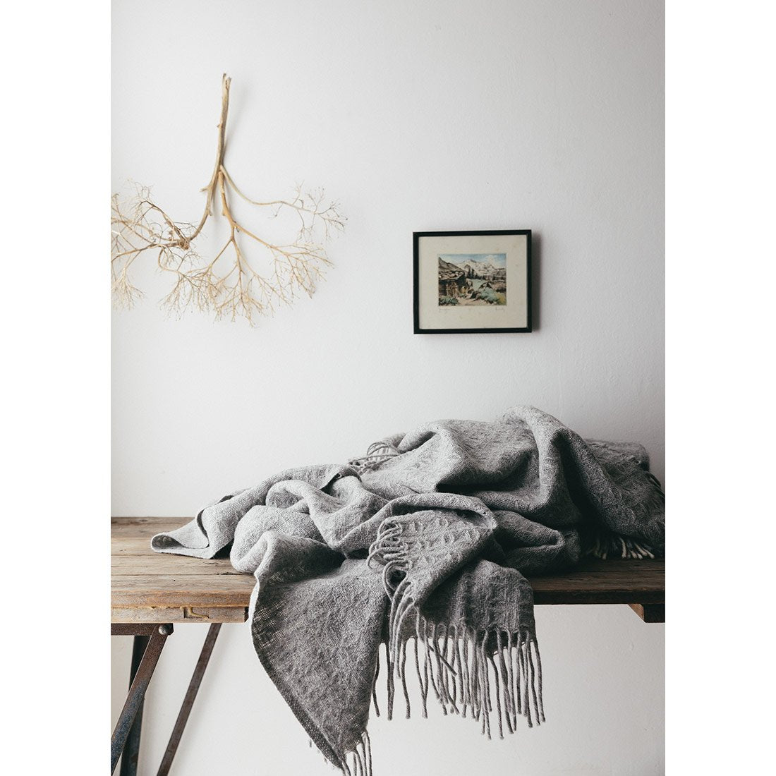 The Perfect Grey Throw