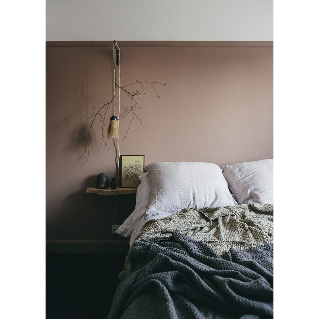 Grey Organic Cotton Throw