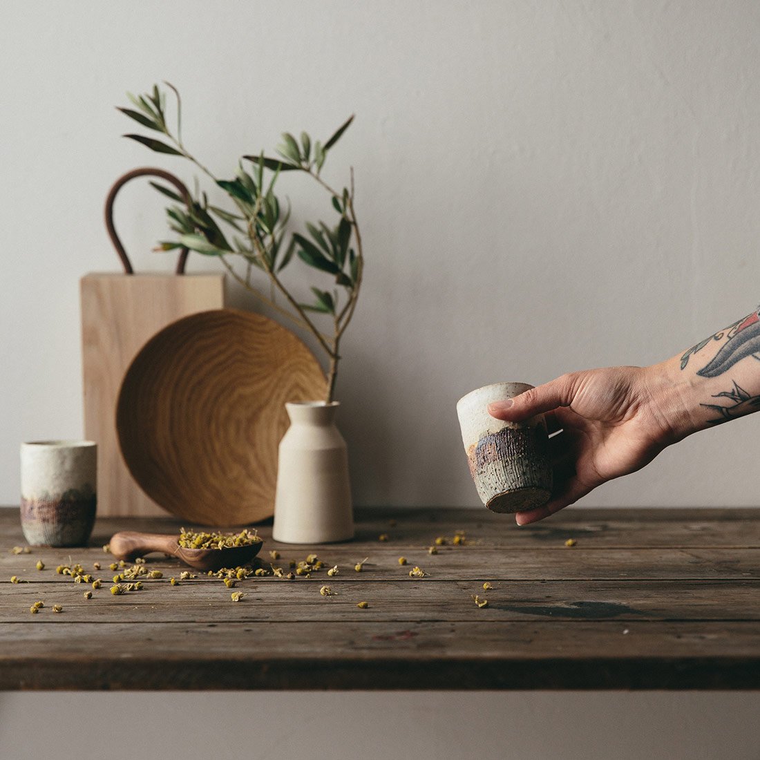 Elements Ceramic Teacup