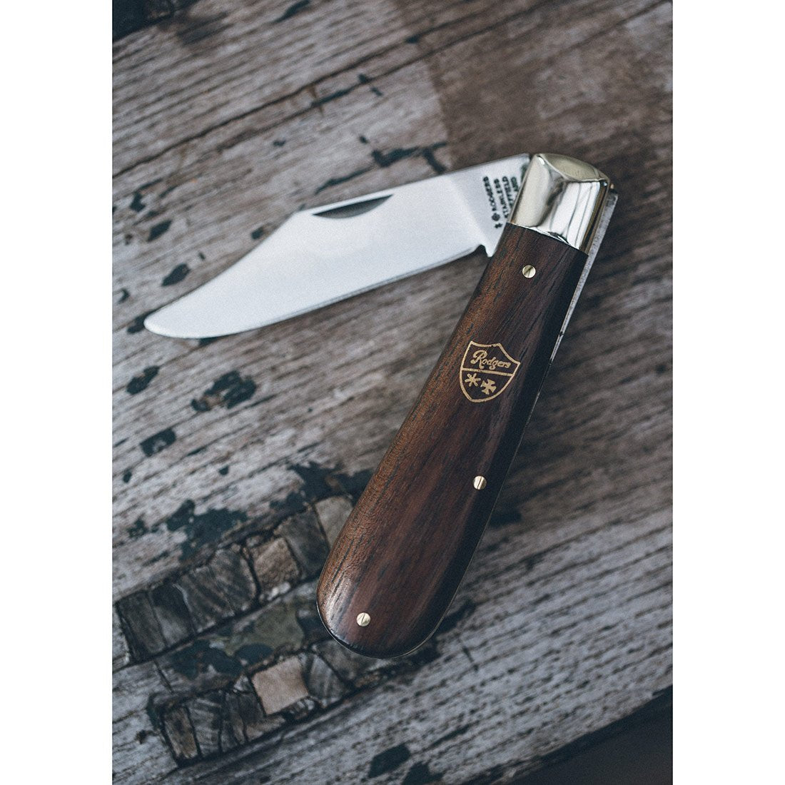 British Made Pocket Knife - Rosewood