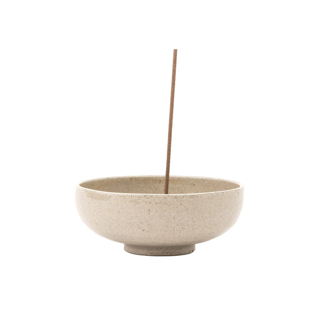 Natural Stoneware Incense Bowl