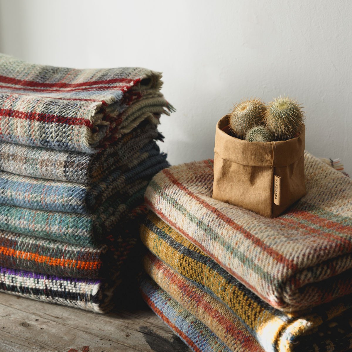 British Made 100% Recycled Wool Throw - The Future Kept - 17