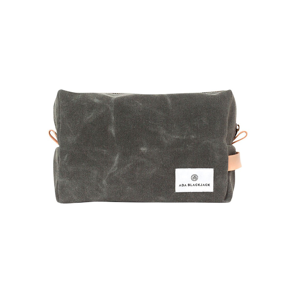 Waxed Canvas Dopp Kit - Grey - The Future Kept - 1