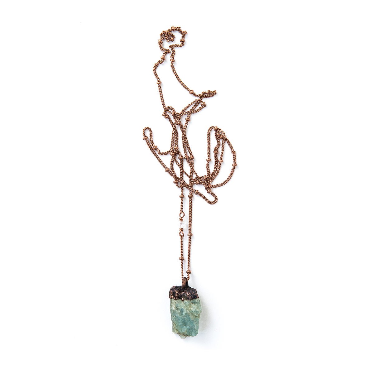 Aquamarine Crystal Necklace - The Future Kept - 1