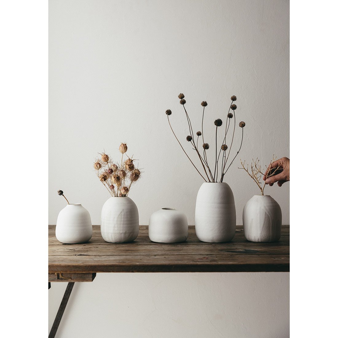 Small Ceramic Paperwhite Vase
