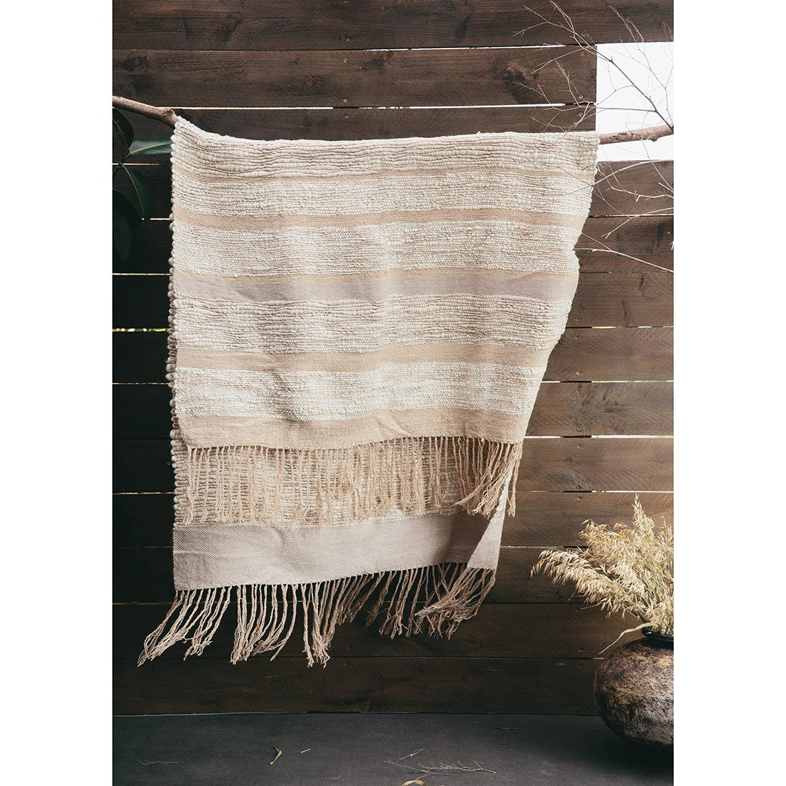 Wild Moon Handwoven Blanket