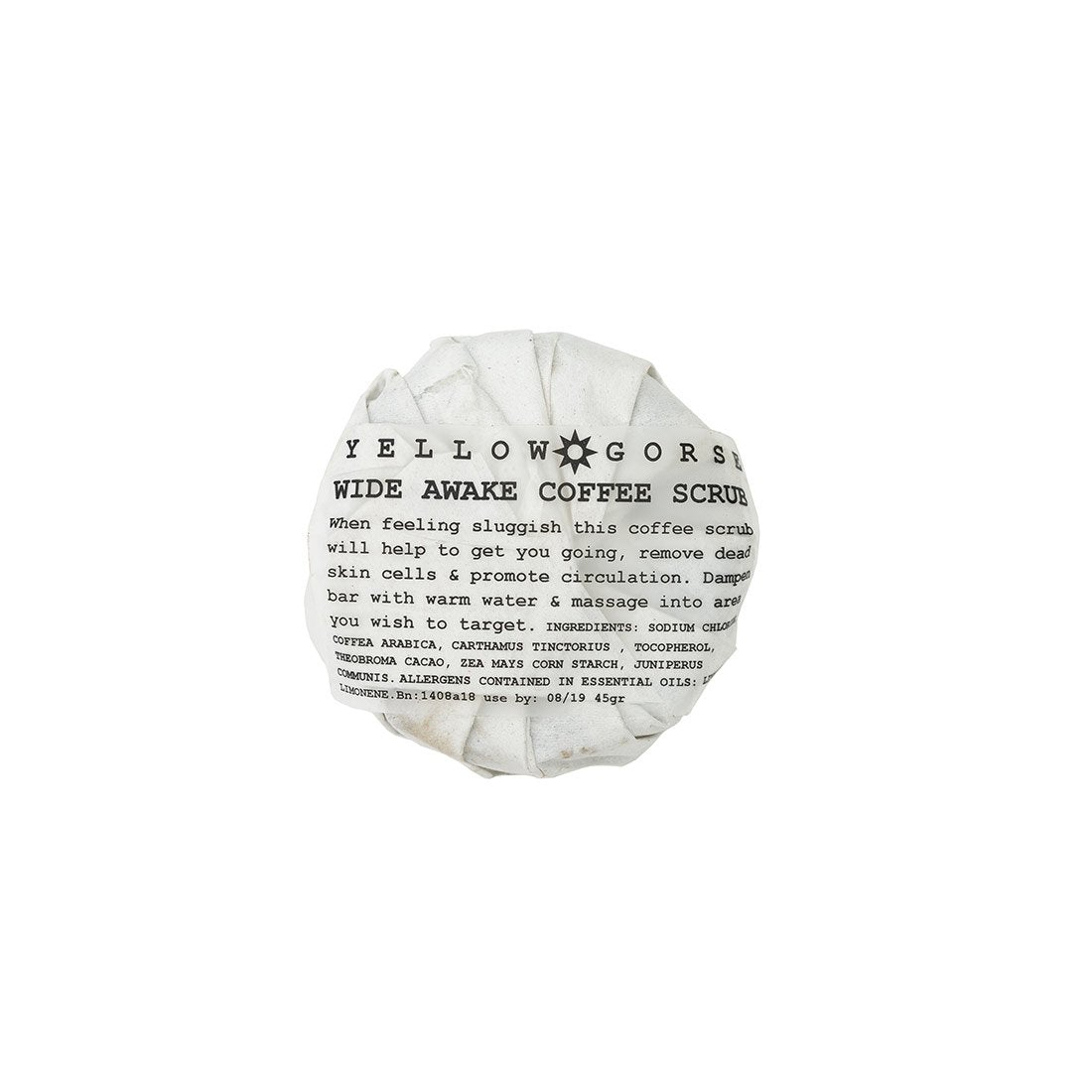 Juniper and Coffee Body Scrub Bar